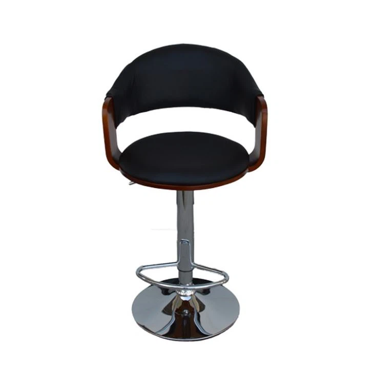 High Chair Bar Stool PU Leather Seat With Backrest GY-1008